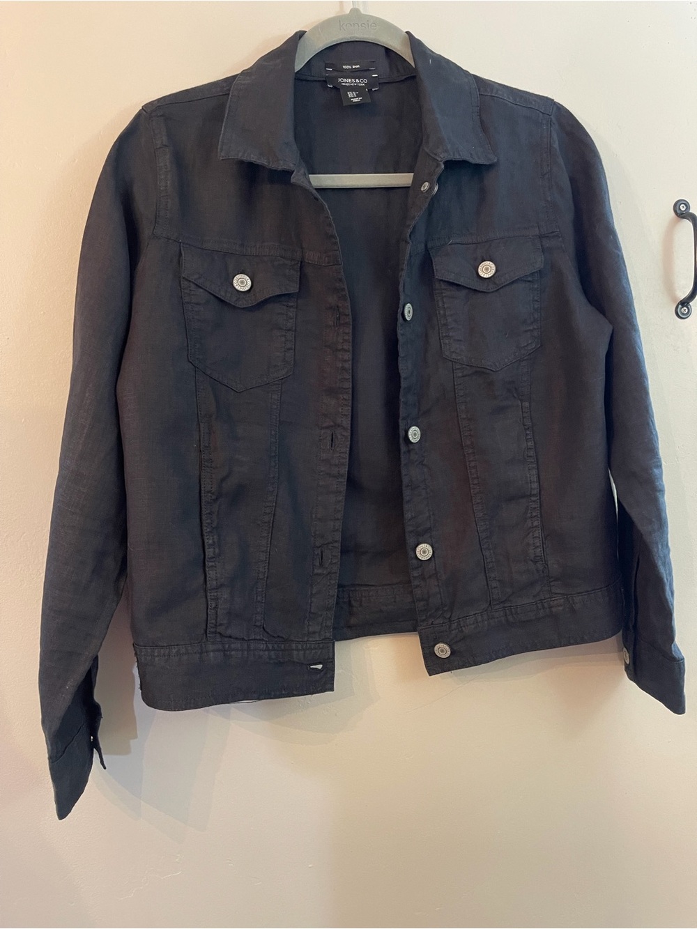 Kensie Black Jean Jacket